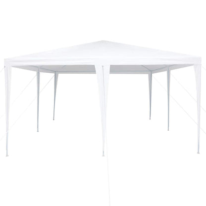 vidaXL Party Tent White 400 x 400 x 266 cm Polyethylene and Steel