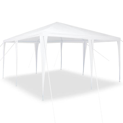 vidaXL Party Tent White 400 x 400 x 266 cm Polyethylene and Steel