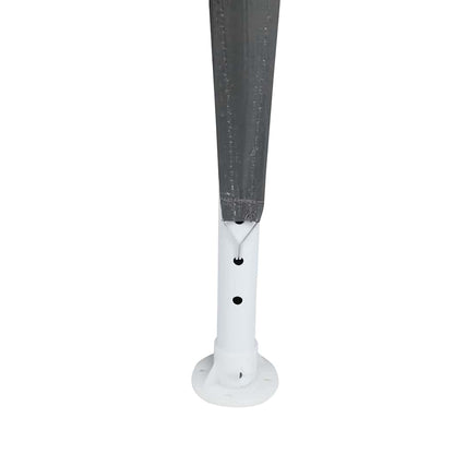 vidaXL Party Tent Anthracite 400 x 400 x 266 cm Polyethylene and Steel