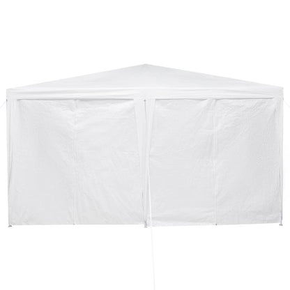 vidaXL Party Tent White 400 x 400 x 266 cm Polyethylene