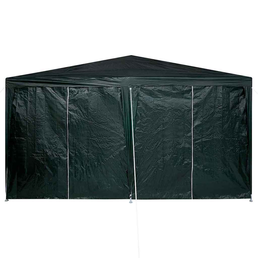 vidaXL Party Tent Green 400 x 400 x 266 cm Polyethylene