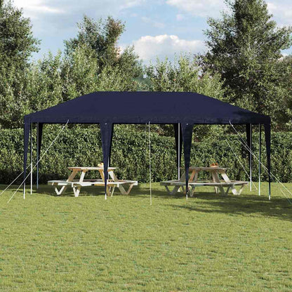 vidaXL Party Tent Blue 600 x 400 x 266 cm Polyethylene and Steel