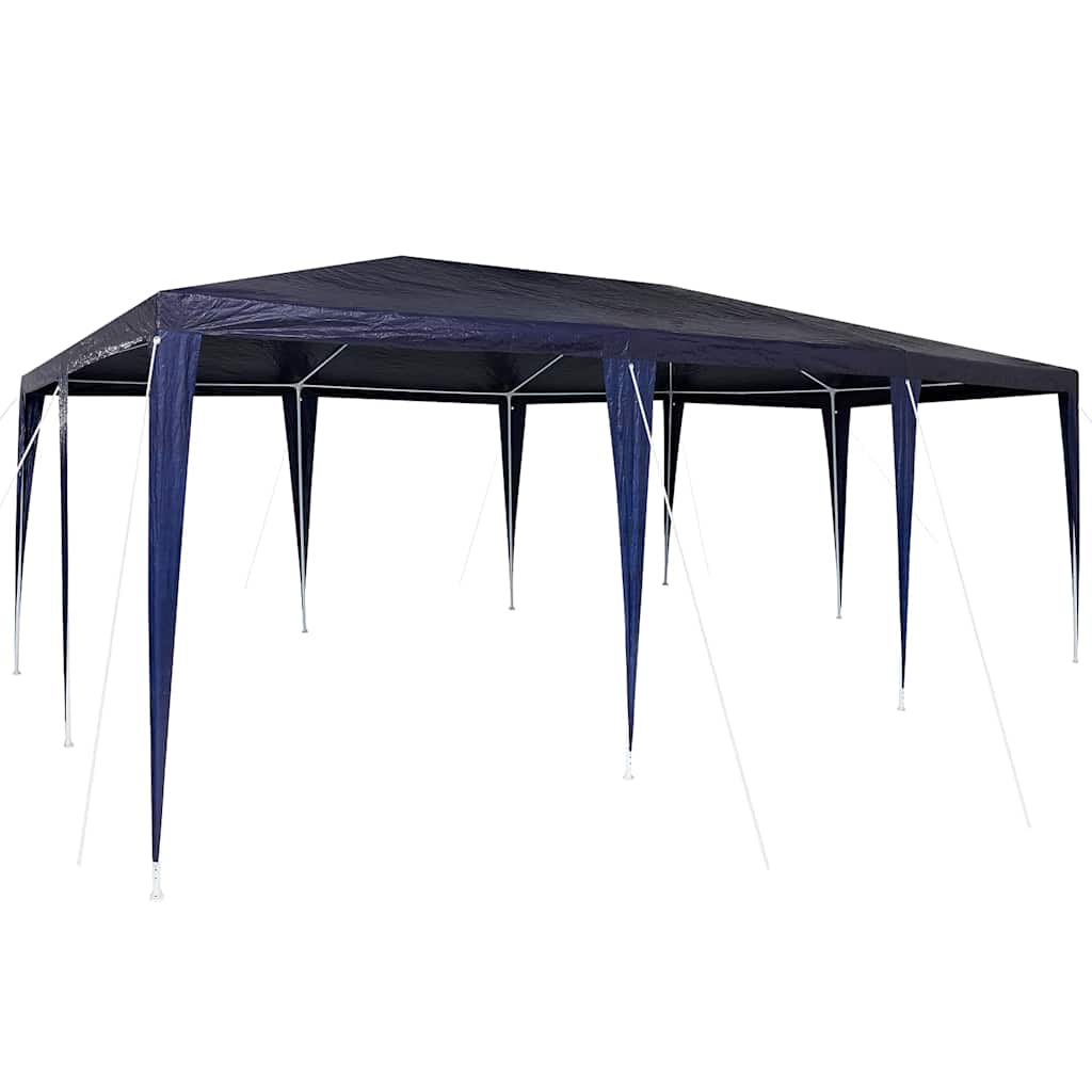 vidaXL Party Tent Blue 600 x 400 x 266 cm Polyethylene and Steel