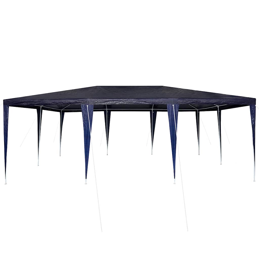 vidaXL Party Tent Blue 600 x 400 x 266 cm Polyethylene and Steel