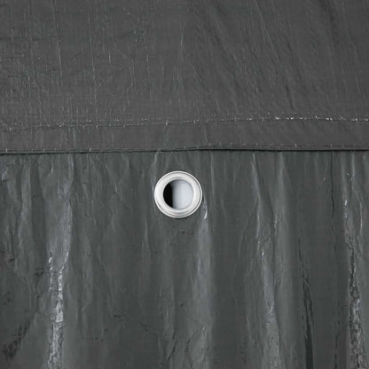vidaXL Party Tent Anthracite 600 x 400 x 266 cm Polyethylene and Steel
