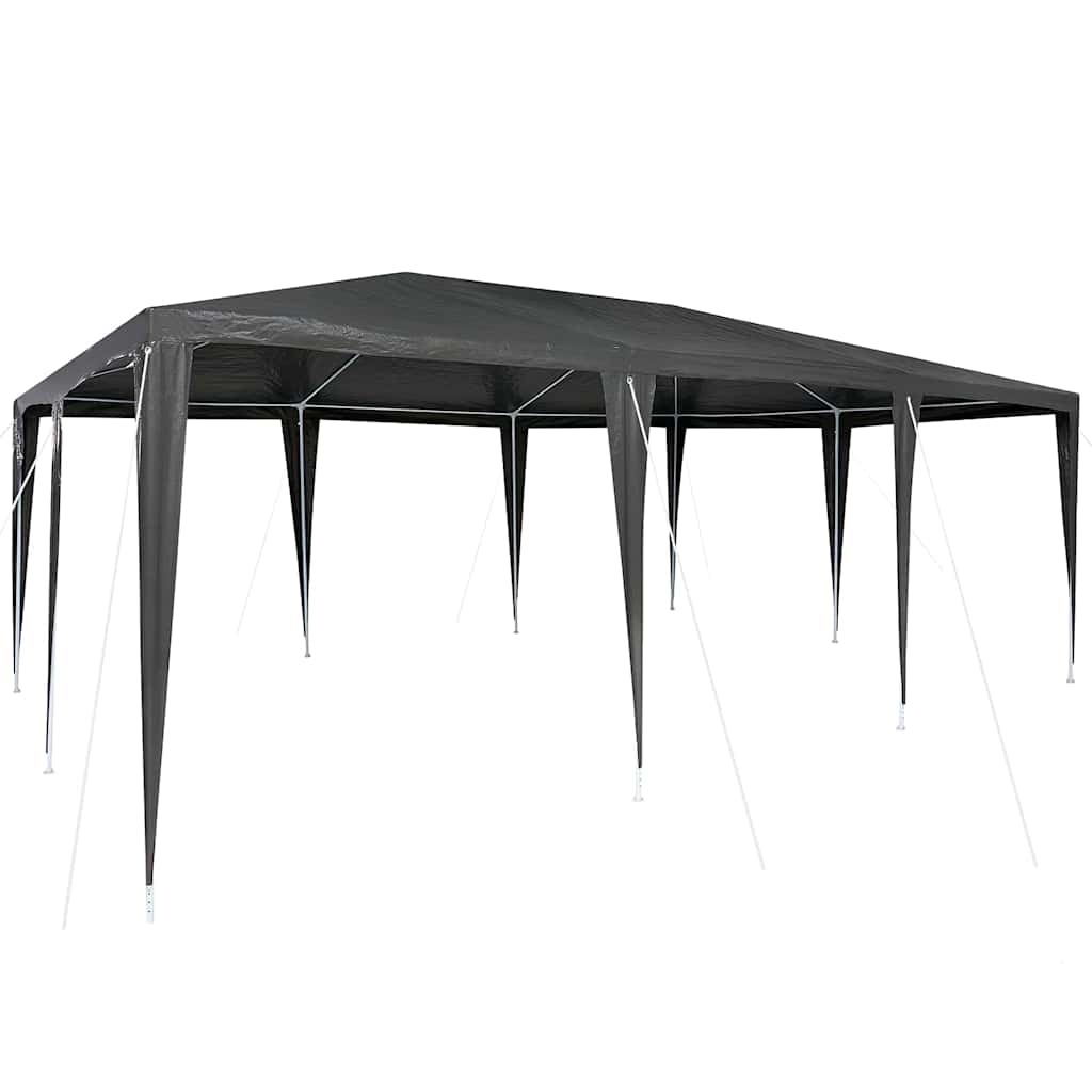 vidaXL Party Tent Anthracite 600 x 400 x 266 cm Polyethylene and Steel