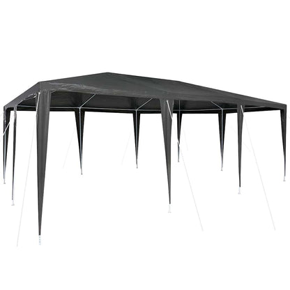 vidaXL Party Tent Anthracite 600 x 400 x 266 cm Polyethylene and Steel