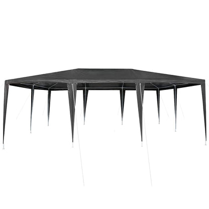 vidaXL Party Tent Anthracite 600 x 400 x 266 cm Polyethylene and Steel