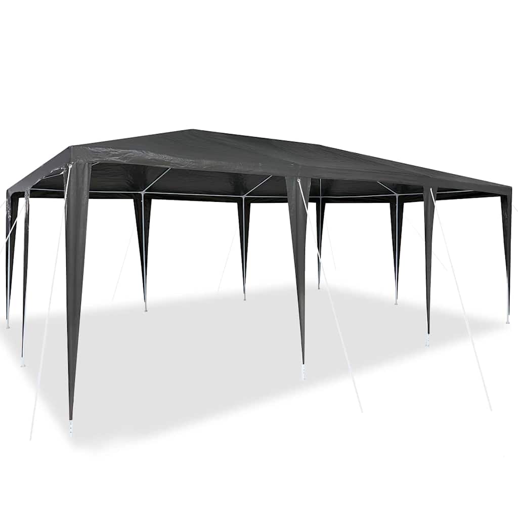 vidaXL Party Tent Anthracite 600 x 400 x 266 cm Polyethylene and Steel