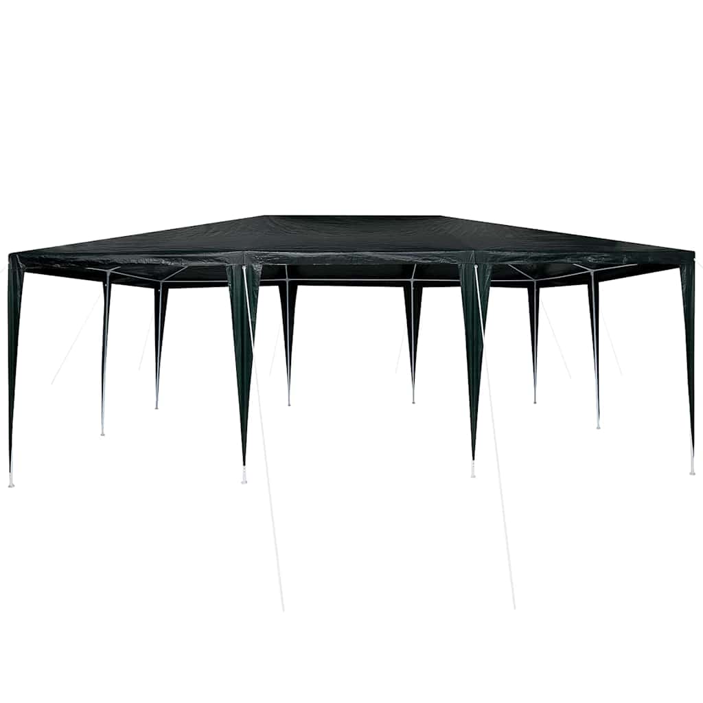 vidaXL Party Tent Green 600 x 400 x 266 cm Polyethylene and Steel