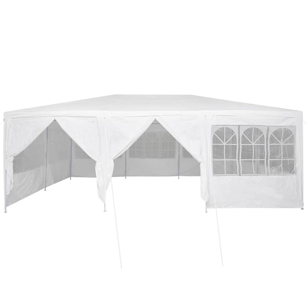 vidaXL Party Tent White 600 x 400 x 266 cm Polyethylene