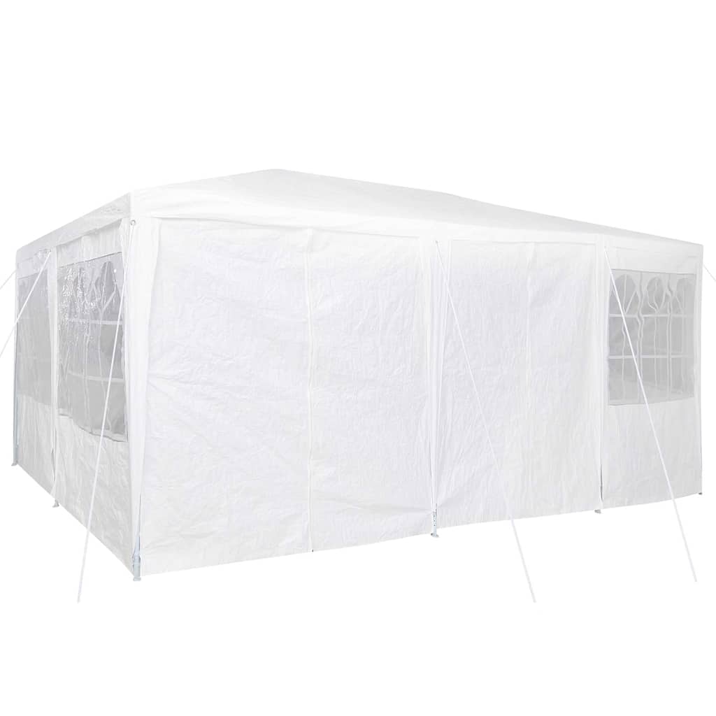 vidaXL Party Tent White 600 x 400 x 266 cm Polyethylene