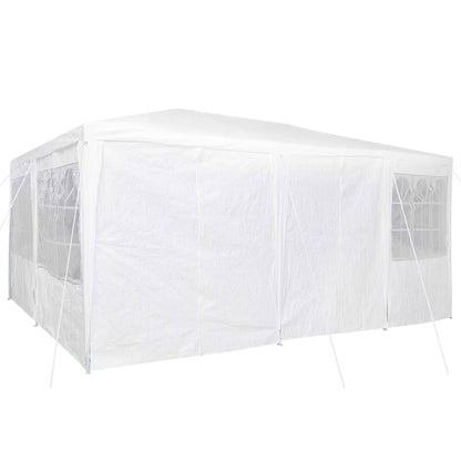 vidaXL Party Tent White 600 x 400 x 266 cm Polyethylene