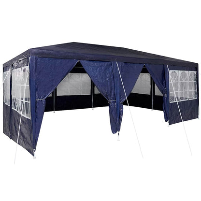 vidaXL Party Tent Blue 600 x 400 x 266 cm Polyethylene