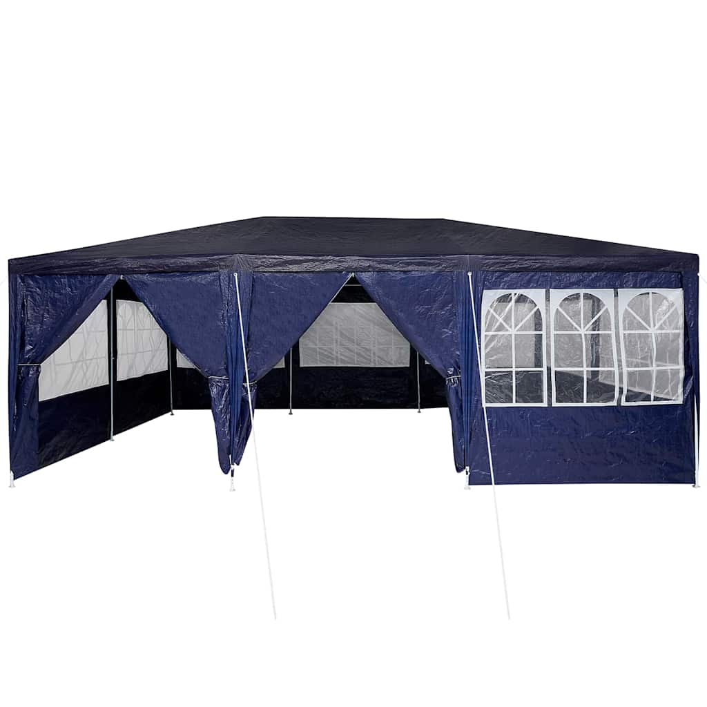 vidaXL Party Tent Blue 600 x 400 x 266 cm Polyethylene