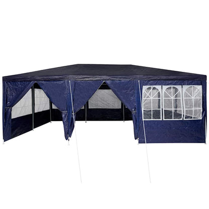 vidaXL Party Tent Blue 600 x 400 x 266 cm Polyethylene