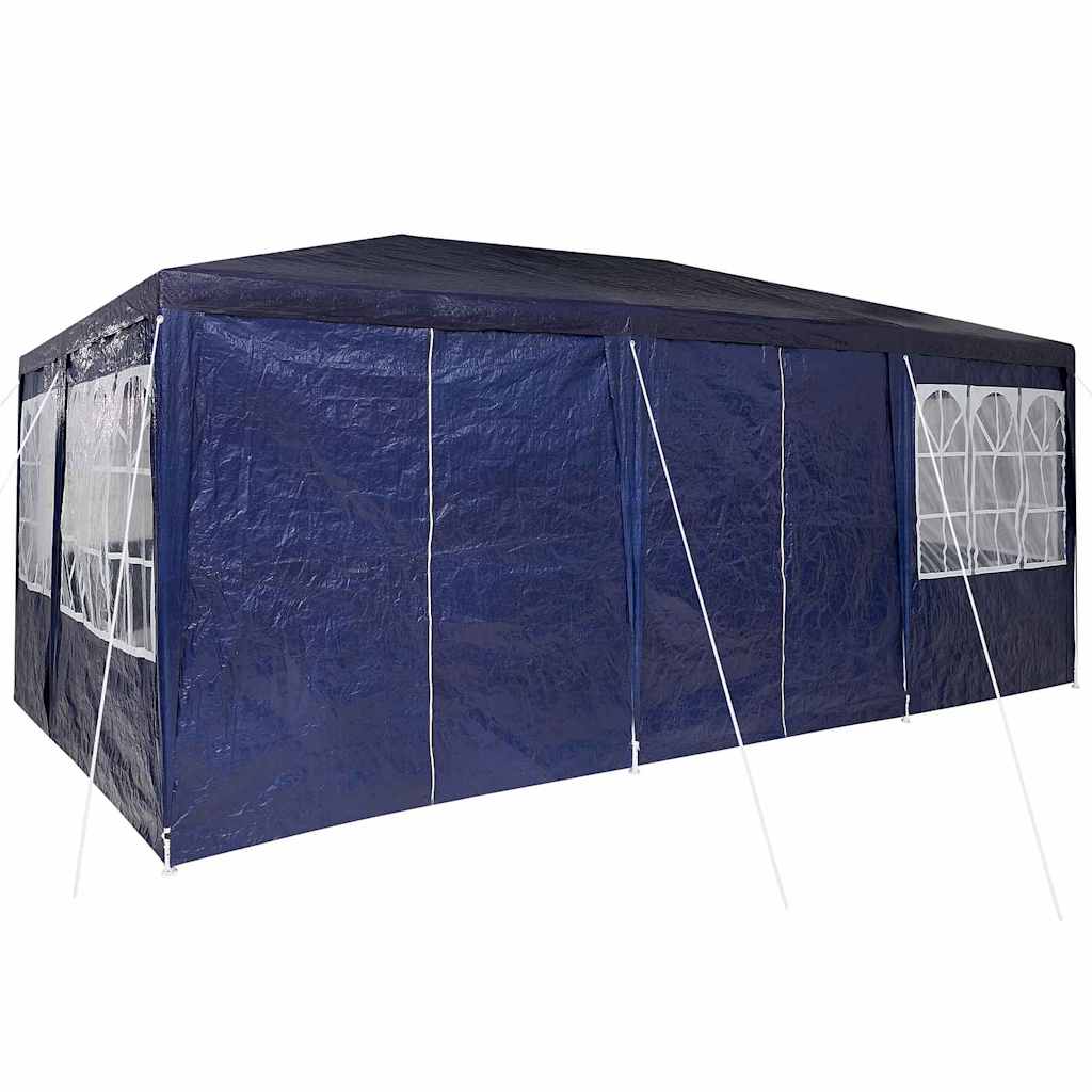 vidaXL Party Tent Blue 600 x 400 x 266 cm Polyethylene