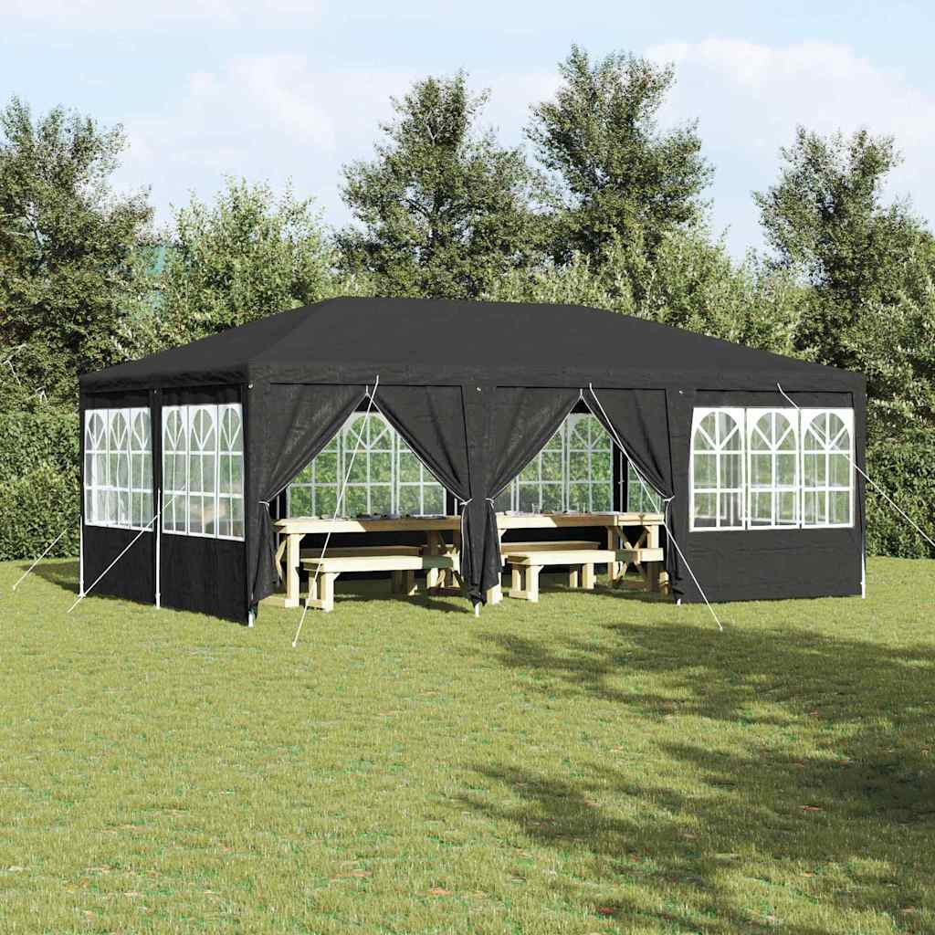 vidaXL Party Tent Anthracite 600 x 400 x 266 cm Polyethylene