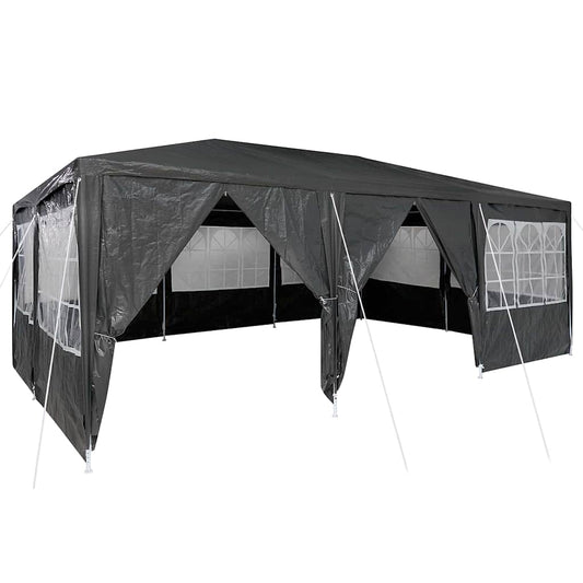 vidaXL Party Tent Anthracite 600 x 400 x 266 cm Polyethylene