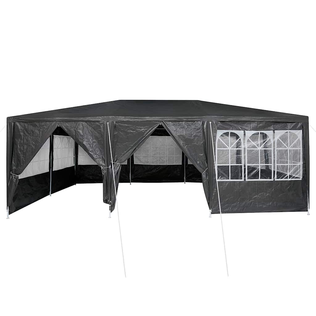vidaXL Party Tent Anthracite 600 x 400 x 266 cm Polyethylene