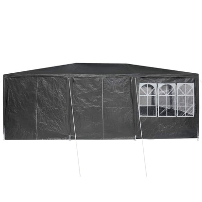 vidaXL Party Tent Anthracite 600 x 400 x 266 cm Polyethylene