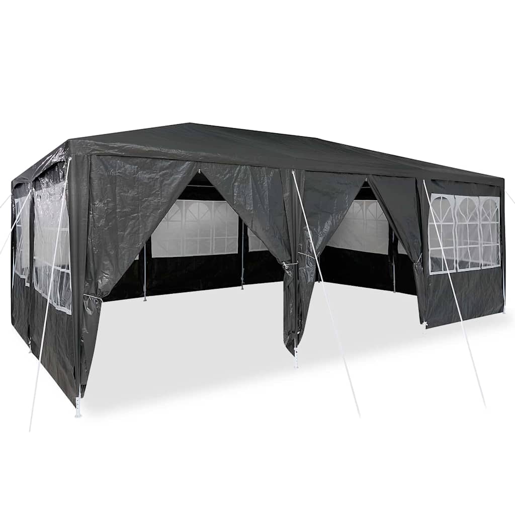 vidaXL Party Tent Anthracite 600 x 400 x 266 cm Polyethylene