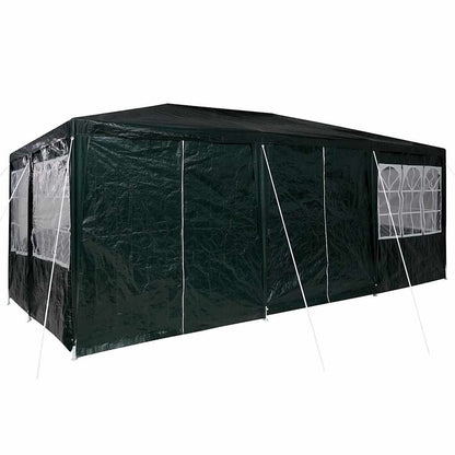 vidaXL Party Tent Green 600 x 400 x 266 cm Polyethylene