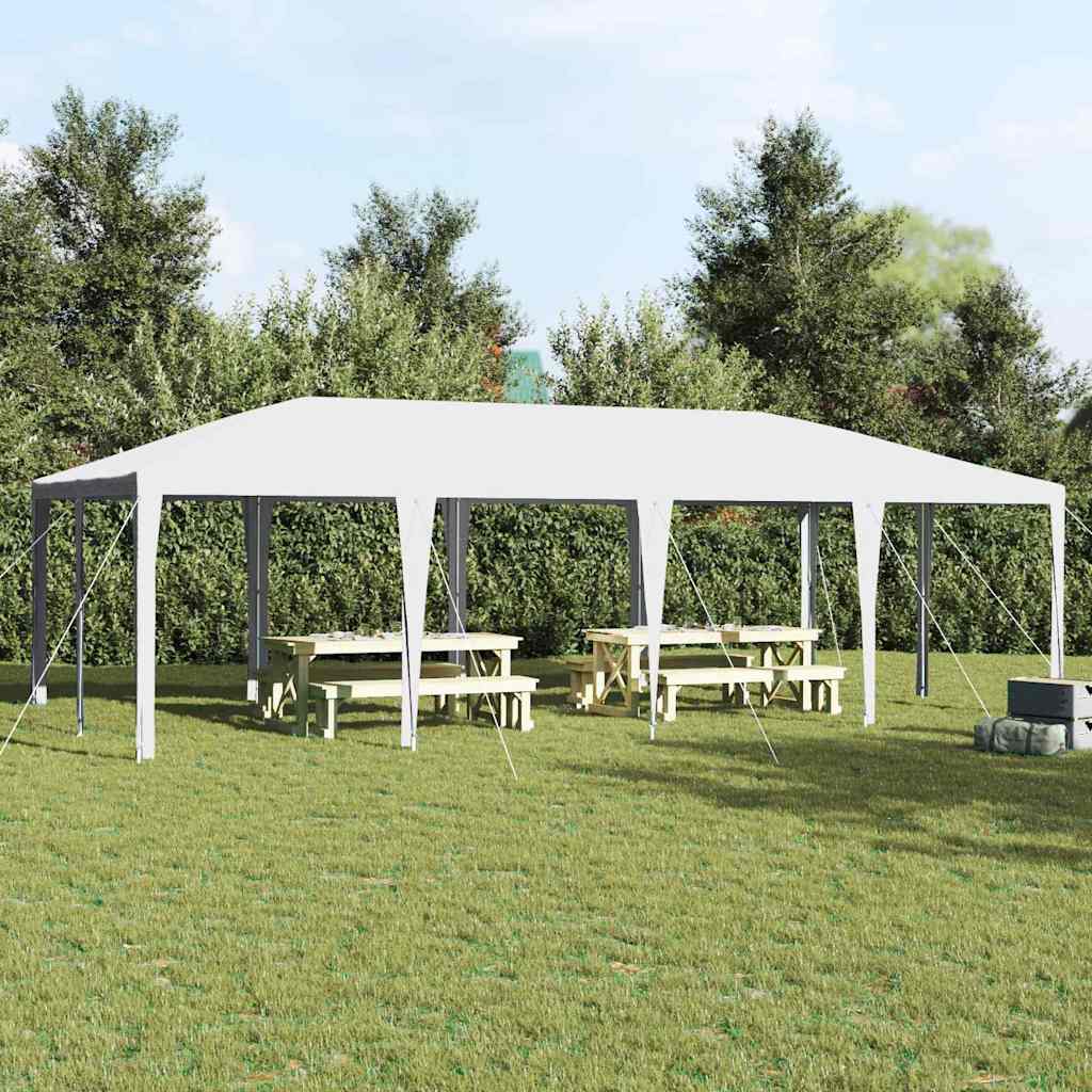 vidaXL Party Tent White 800 x 400 x 266 cm Polyethylene and Steel