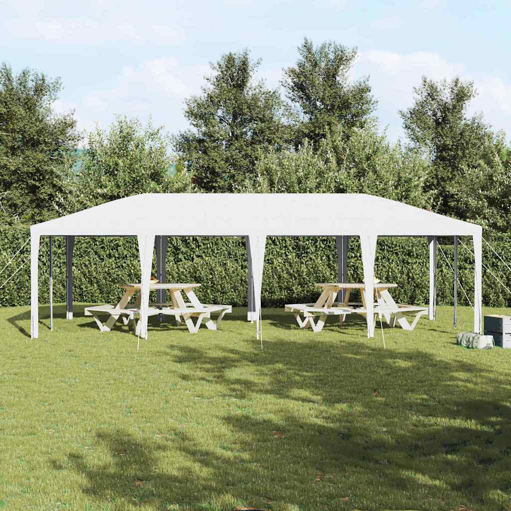 vidaXL Party Tent White 800 x 400 x 266 cm Polyethylene and Steel
