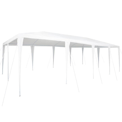 vidaXL Party Tent White 800 x 400 x 266 cm Polyethylene and Steel