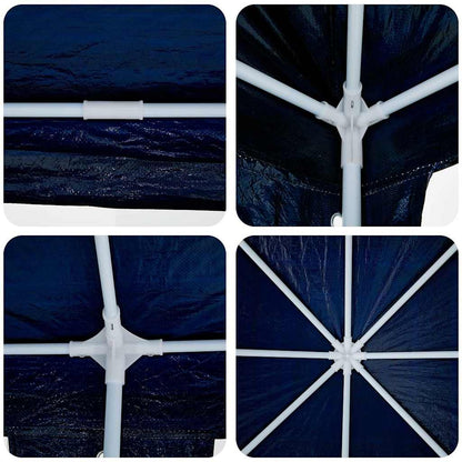vidaXL Party Tent Blue 800 x 400 x 266 cm Polyethylene and Steel