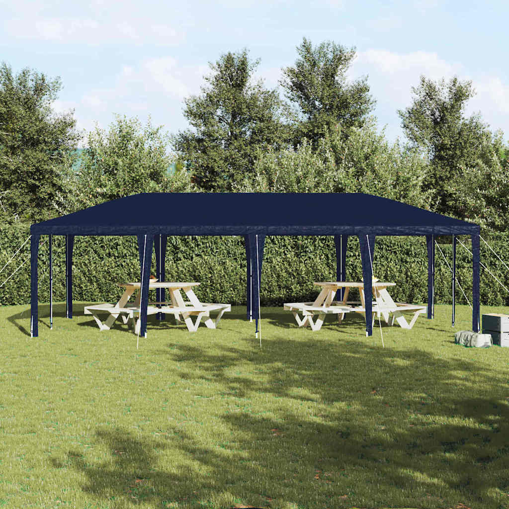 vidaXL Party Tent Blue 800 x 400 x 266 cm Polyethylene and Steel