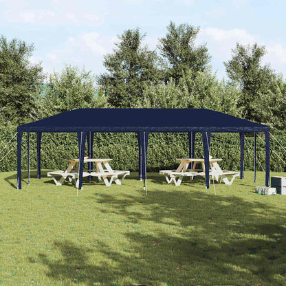 vidaXL Party Tent Blue 800 x 400 x 266 cm Polyethylene and Steel