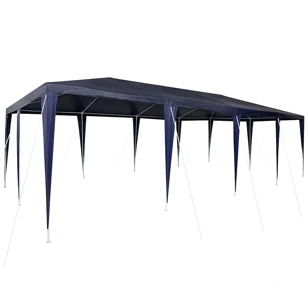 vidaXL Party Tent Blue 800 x 400 x 266 cm Polyethylene and Steel