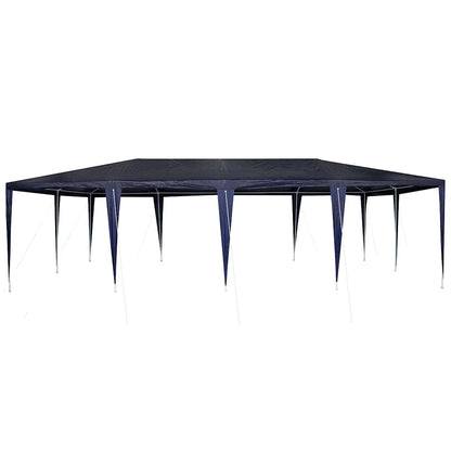 vidaXL Party Tent Blue 800 x 400 x 266 cm Polyethylene and Steel