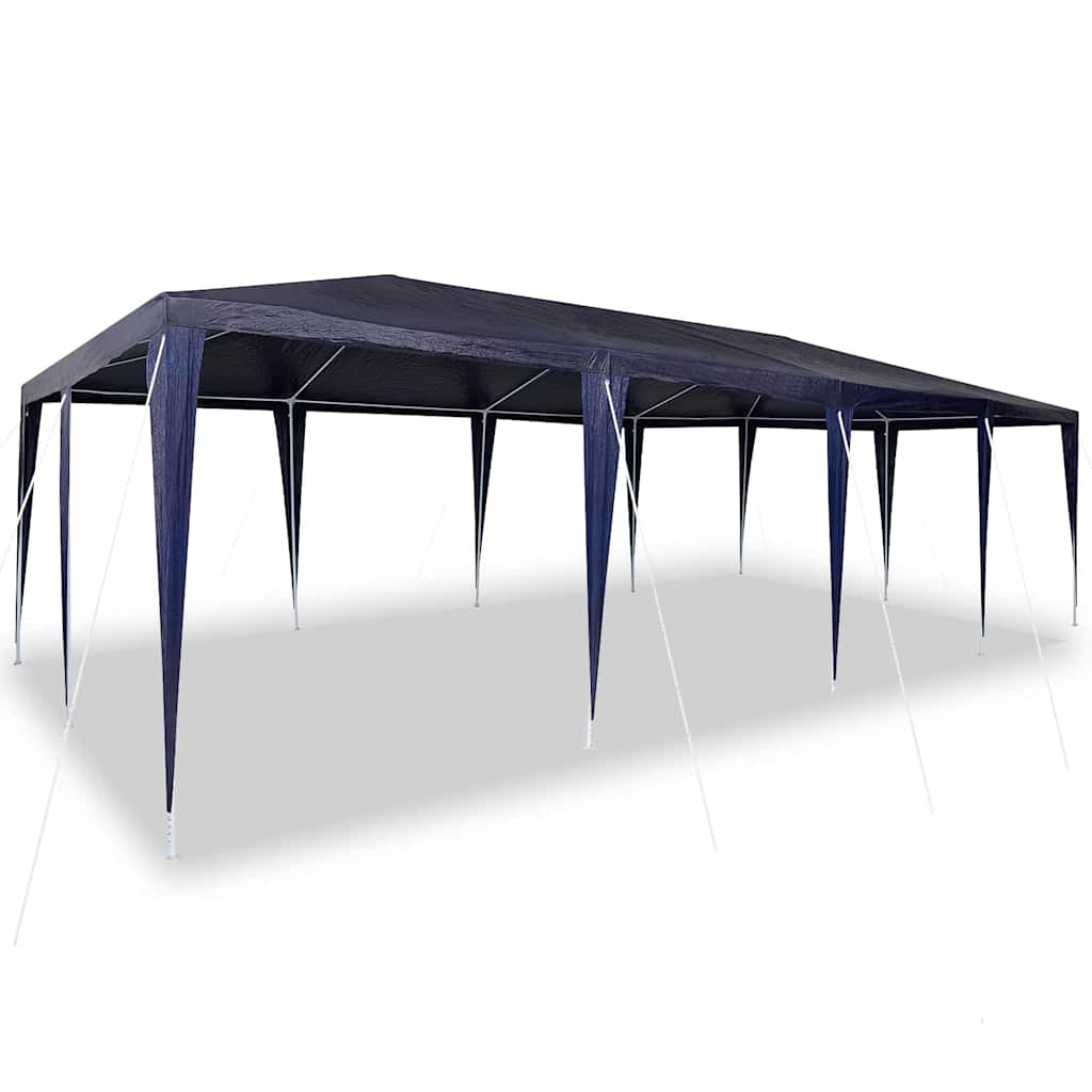 vidaXL Party Tent Blue 800 x 400 x 266 cm Polyethylene and Steel