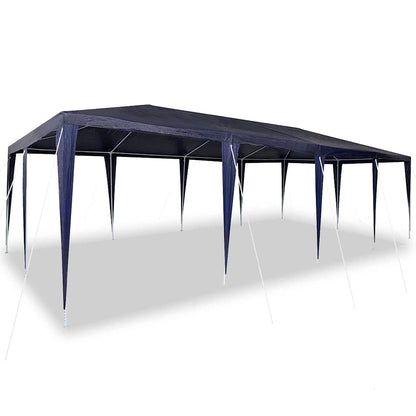 vidaXL Party Tent Blue 800 x 400 x 266 cm Polyethylene and Steel