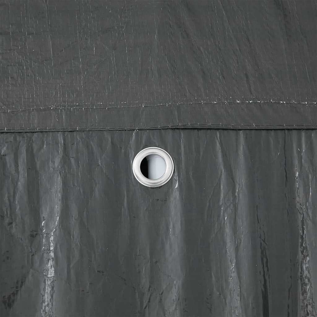 vidaXL Party Tent Anthracite 800 x 400 x 266 cm Polyethylene and Steel
