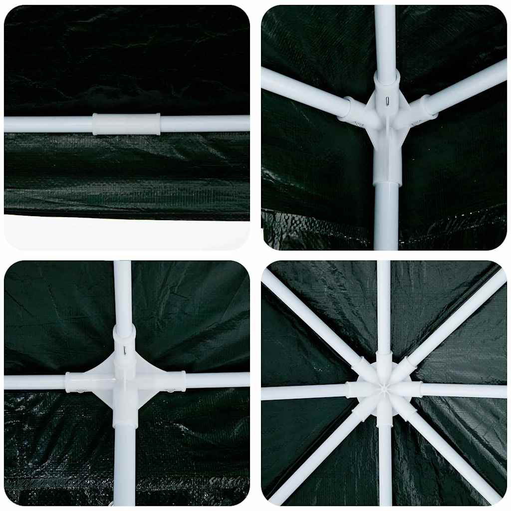 vidaXL Party Tent Green 800 x 400 x 266 cm Polyethylene and Steel