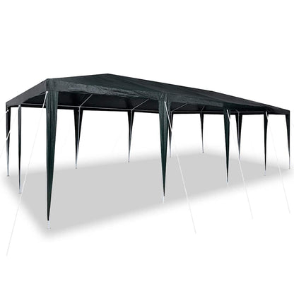 vidaXL Party Tent Green 800 x 400 x 266 cm Polyethylene and Steel