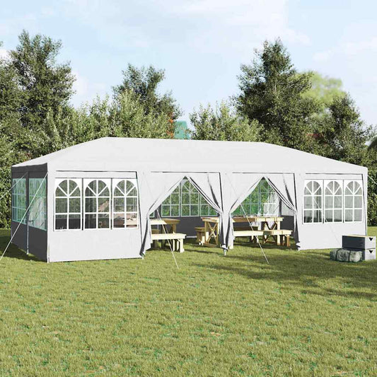 vidaXL Party Tent White 800 x 400 x 266 cm Polyethylene