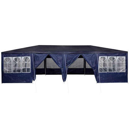 vidaXL Party Tent Blue 800 x 400 x 266 cm Polyethylene