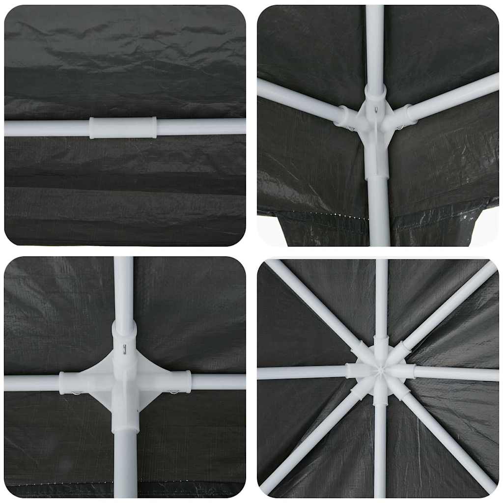 vidaXL Party Tent Anthracite 800 x 400 x 266 cm Polyethylene