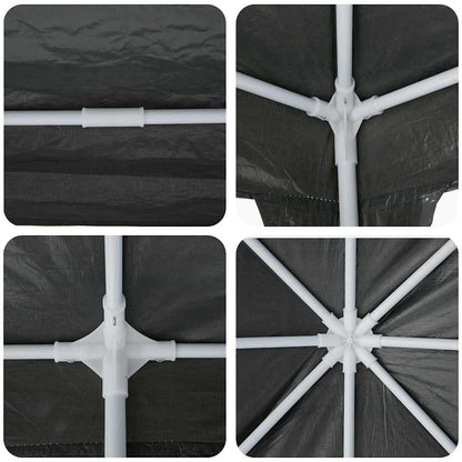 vidaXL Party Tent Anthracite 800 x 400 x 266 cm Polyethylene