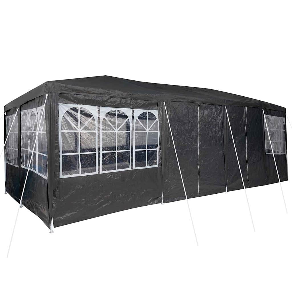 vidaXL Party Tent Anthracite 800 x 400 x 266 cm Polyethylene
