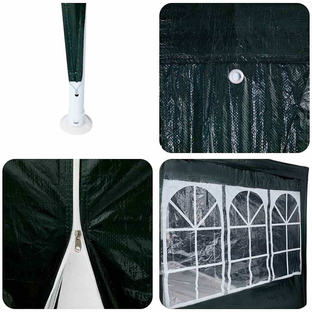 vidaXL Party Tent Green 800 x 400 x 266 cm Polyethylene