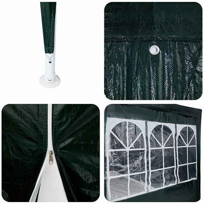 vidaXL Party Tent Green 800 x 400 x 266 cm Polyethylene