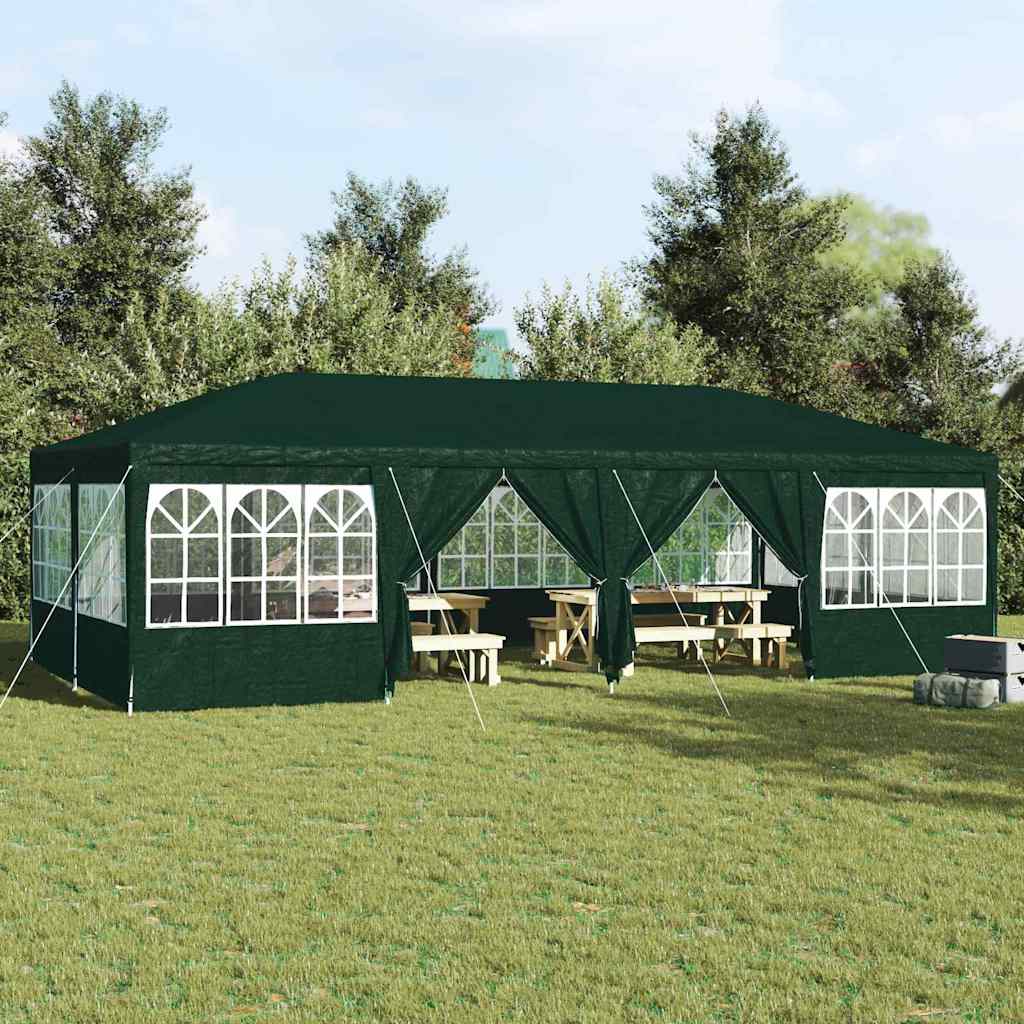 vidaXL Party Tent Green 800 x 400 x 266 cm Polyethylene