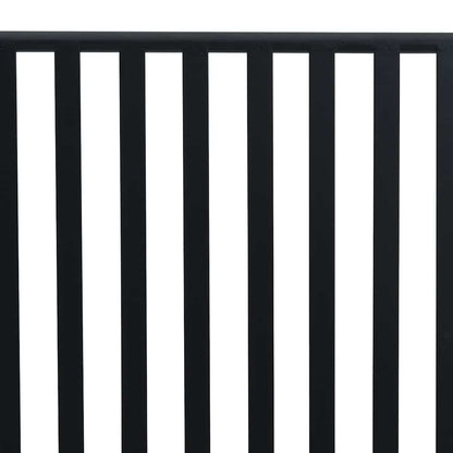 vidaXL Garden Bench Black 103.5 x 51.5 x 90 cm Steel