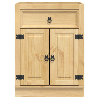 vidaXL Cabinet SKI Honey Brown 60 x 46 x 81.5 cm Solid Pine Wood